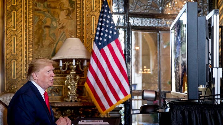 President Trump thanks US troops on Christmas Eve