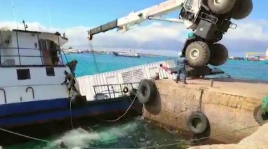 Barge sinks while unloading cargo near Galapagos Islands