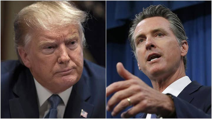 Gov. Gavin Newsom, President Trump spar over solutions to combat rising homelessness in California
