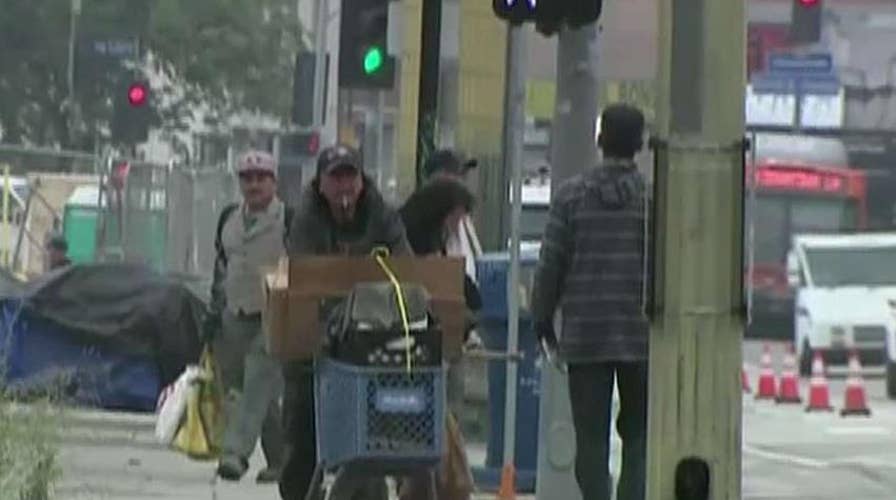 Trump warns California governor to deal with homeless crisis