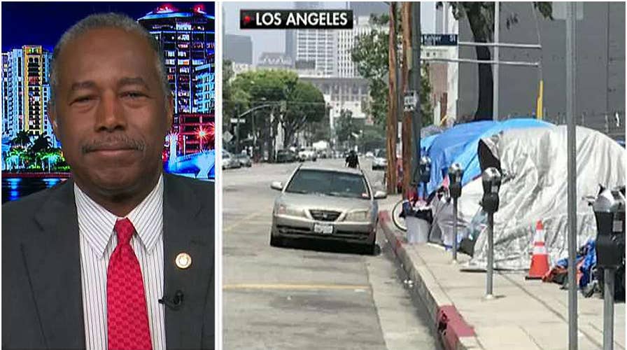 Secretary Ben Carson says California's homeless crisis is not a partisan issue
