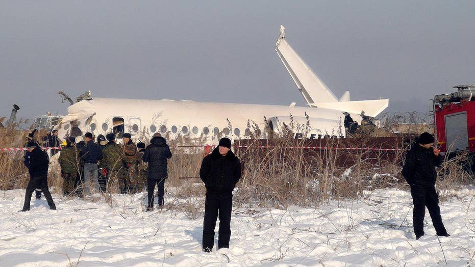 Kazakhstan Plane Crashes Into Two Story Home After Takeoff Killing At