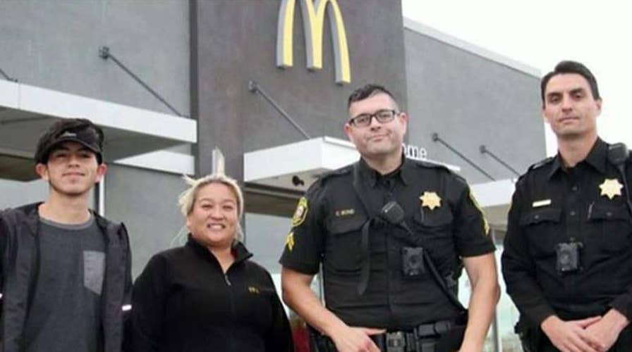 Woman saved after mouthing ‘help me’ at McDonald’s drive-thru