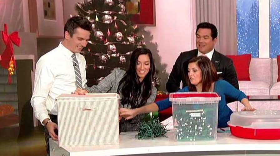 Easy hacks to pack up your Christmas decorations