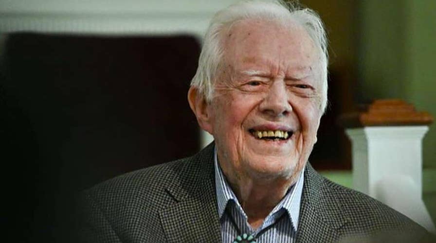 Former President Carter returns to church since having brain surgery