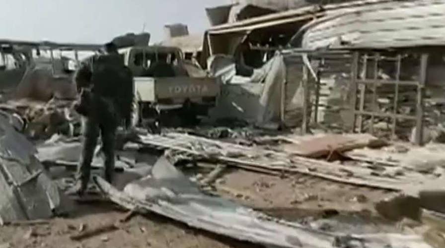 US targets Iranian militia after string of rocket attacks