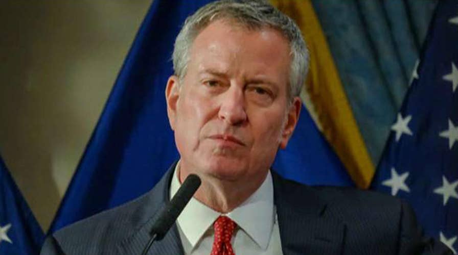 De Blasio blames 'hate' from Trump, Washington for anti-Semitic attacks in NYC