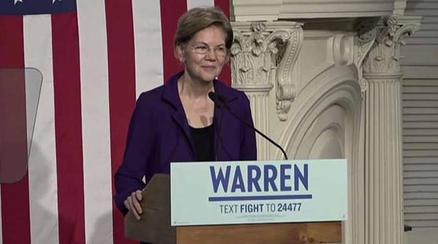 Elizabeth Warren delivers New Year's Eve speech in Boston