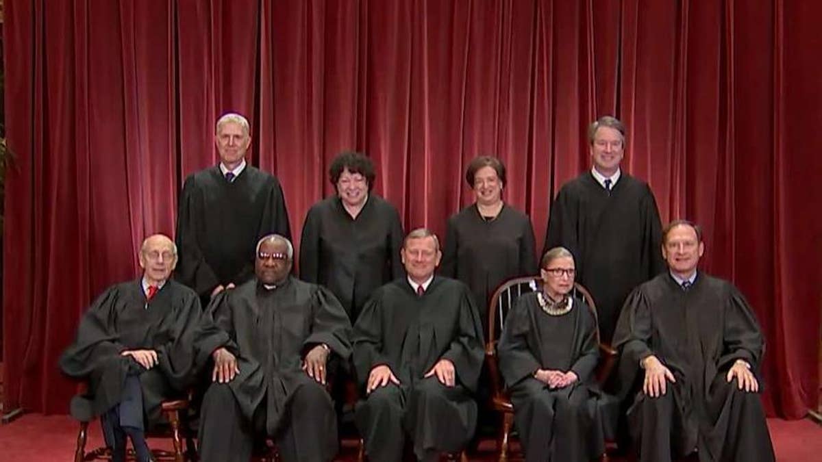 The 9 current justices of the US Supreme Court