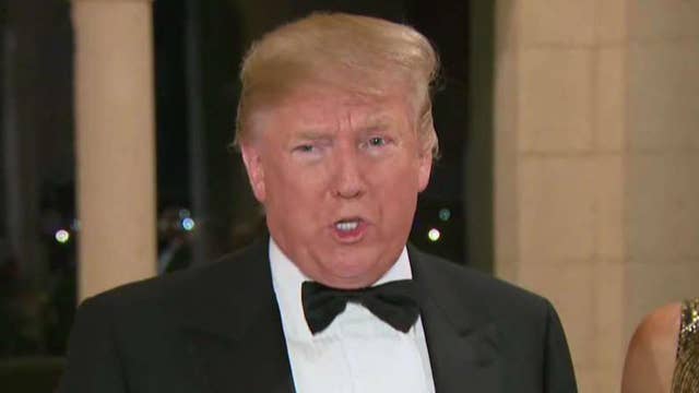 President Trump delivers optimistic message while hosting New Year's Eve party