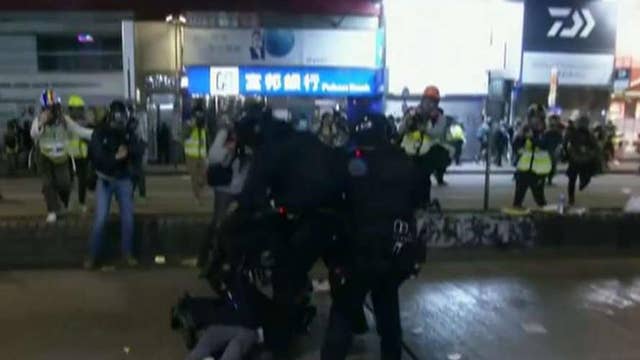 New Year's protests rock Hong Kong