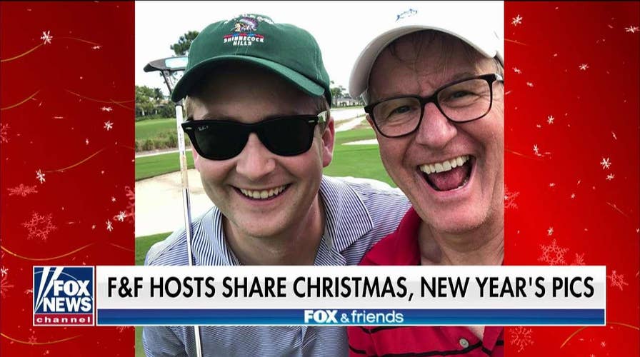 Ainsley, Brian and Steve share their family New Year's and Christmas pics