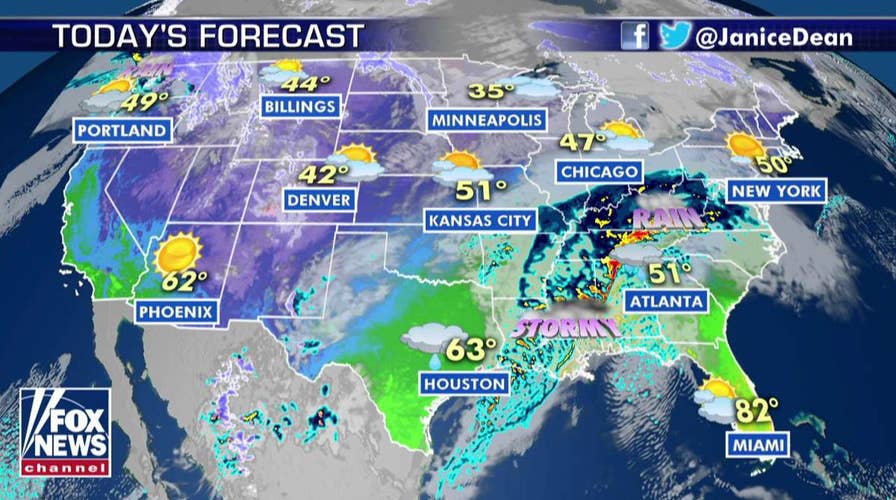National forecast for Thursday, January 2