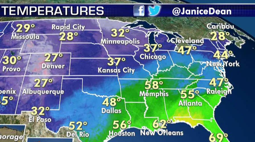 National forecast for Friday, January 3