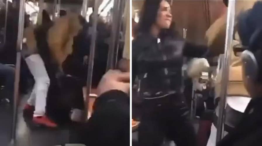 NYPD seeks help identifying man and woman involved in violent subway assault