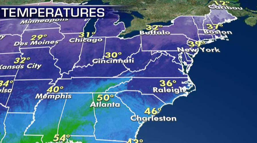 National forecast for Tuesday, January 7
