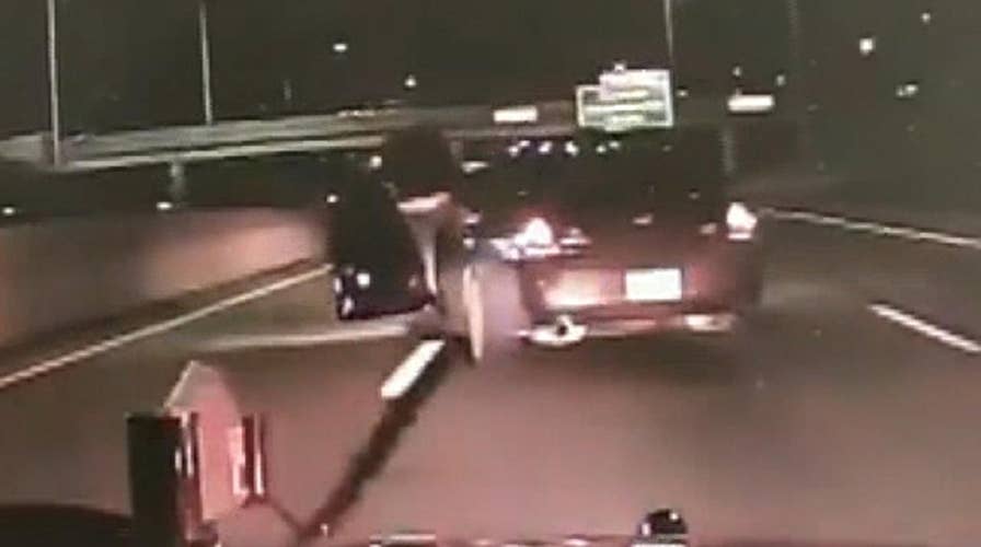 Wild end to police pursuit on Michigan highway