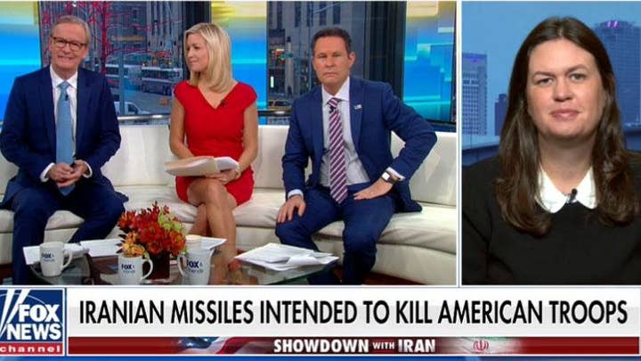 Sarah Sanders: Only thing that deters Iran is strength