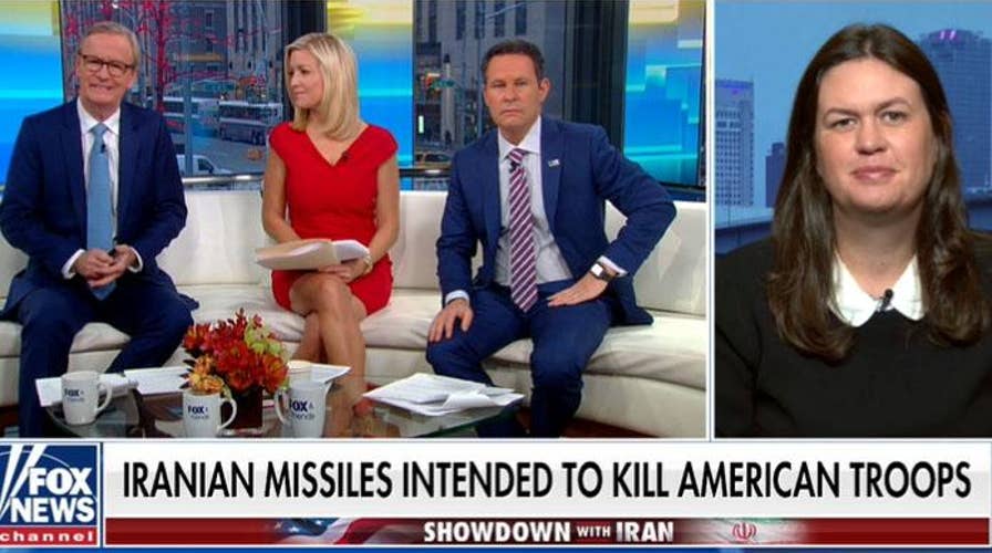 Sarah Sanders: Only thing that deters Iran is strength