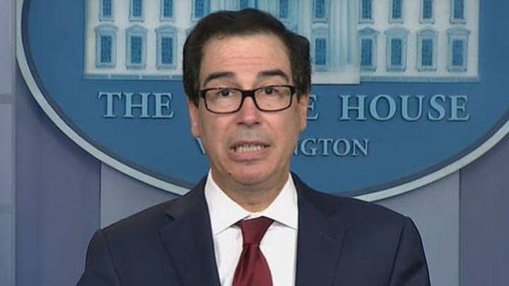 Mnuchin: Sanctions will continue until Iran stops global terrorist activities