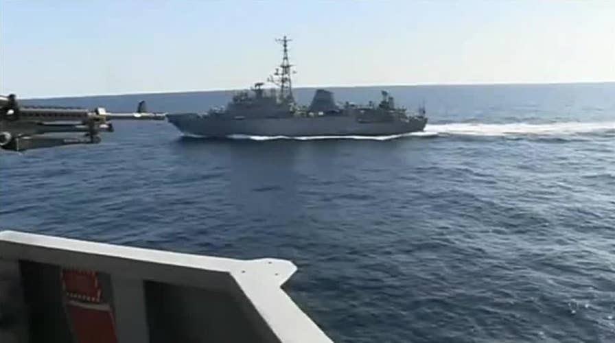 US NAVY: Russian spy ship ‘aggressively’ risks collision with US warship in North Arabian Sea