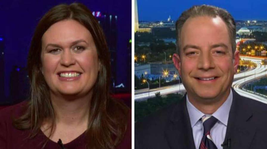 Sarah Sanders and Reince Priebus on Nancy Pelosi's impeachment ploy, liberal media bias