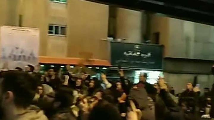 Iranians protest regime over plane being shot down