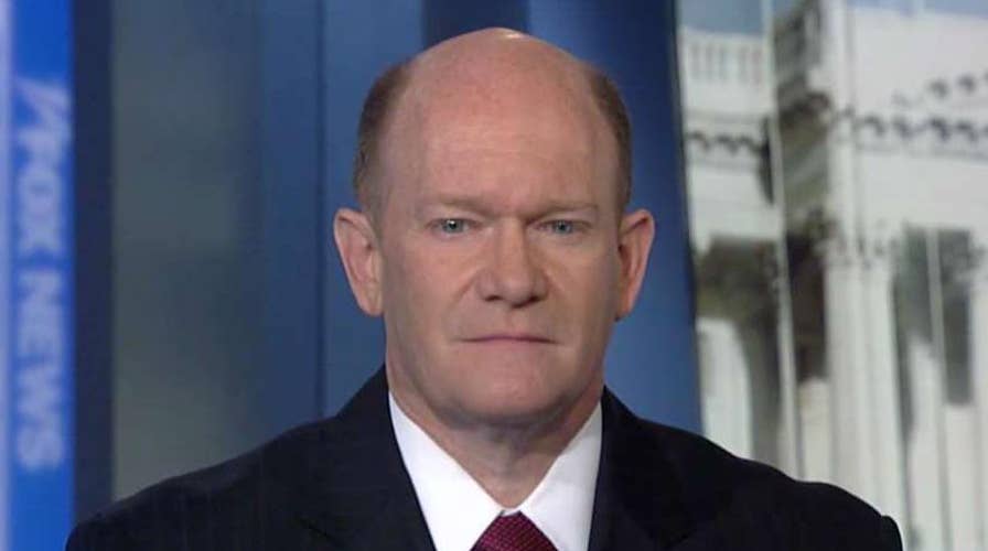 Sen. Chris Coons on impeachment developments, efforts curb Trump's ability to use military action against Iran