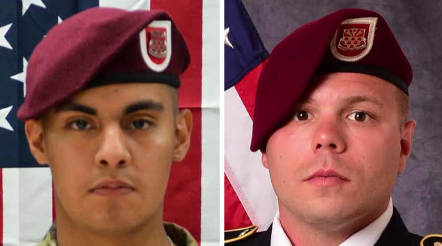 Pentagon identifies the two US soldiers killed by a roadside bomb in Afghanistan