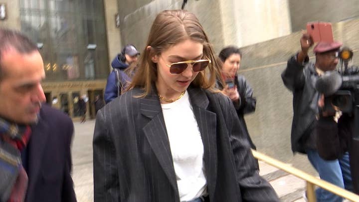 Gigi Hadid leaves court after being called as potential juror in Harvey Weinstein rape trial