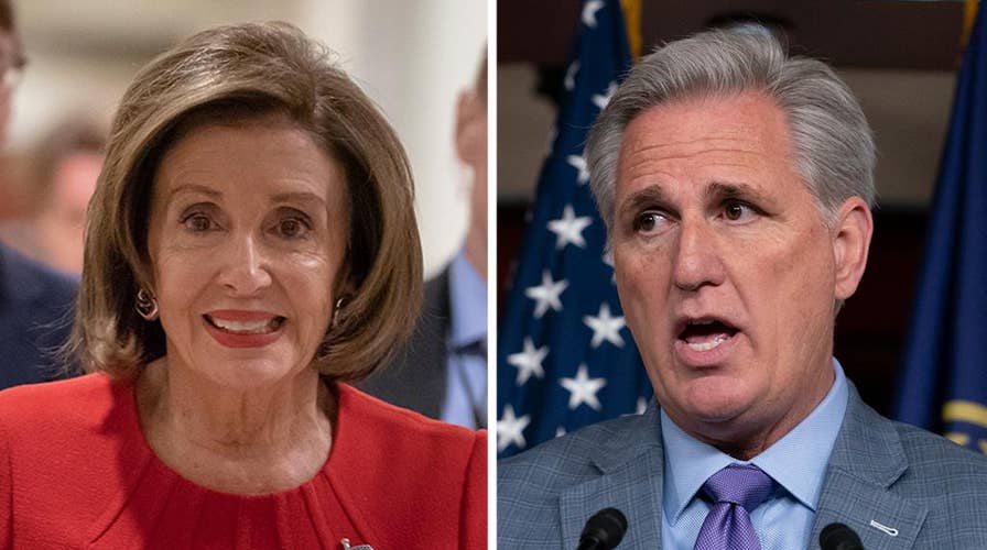 McCarthy claims Pelosi's impeachment delay was intended to benefit Biden, harm Sanders
