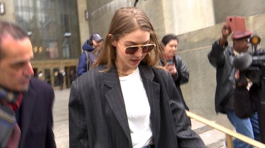 Gigi Hadid leaves court after being called as potential juror in Harvey Weinstein rape trial