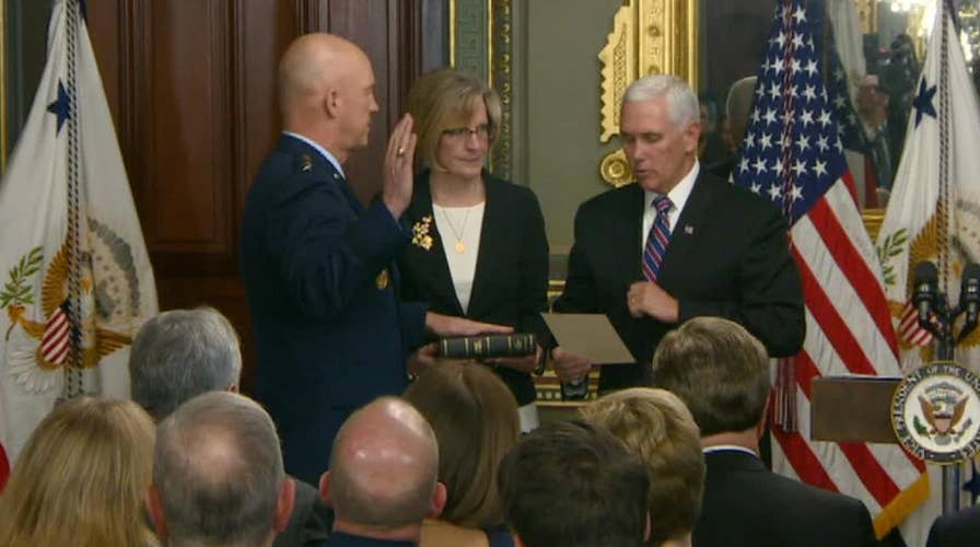 Religious freedom group plans to file complaint following Space Force swearing-in ceremony