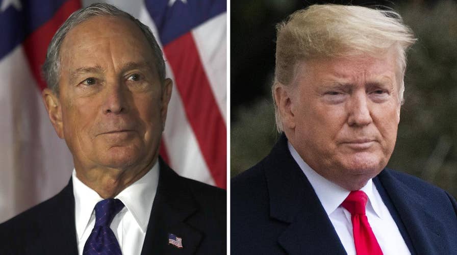 Bloomberg campaign says their ultimate goal is to stop President Trump