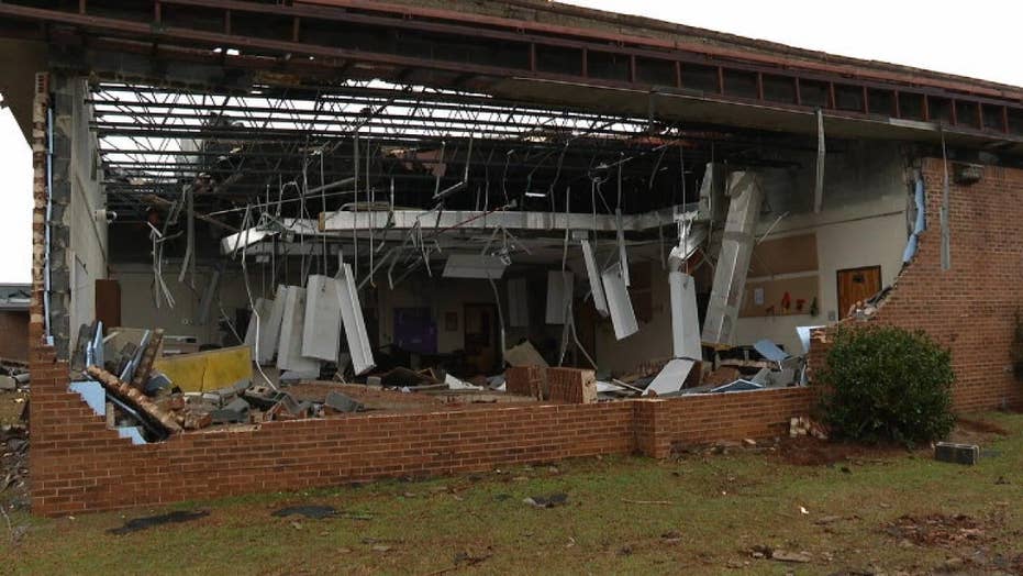 Tornado in South Carolina with 130 mph winds destroys high school in