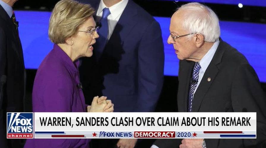 Who's lying? Sanders, Warren clash over gender claim