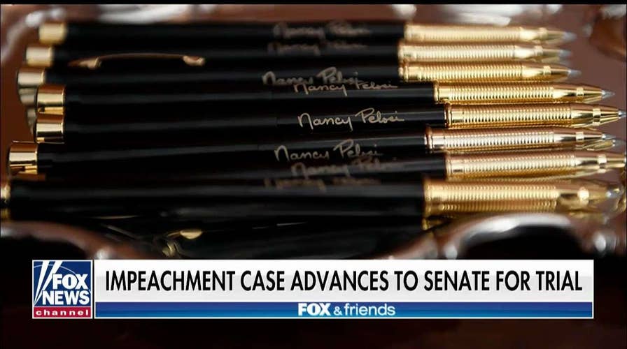 'Friends' on Pelosi's souvenir impeachment pens: Did she just sign over the House in 2020?