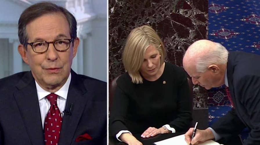 Chris Wallace: This is deadly serious matter now, 100 Senators are considering the future of the country