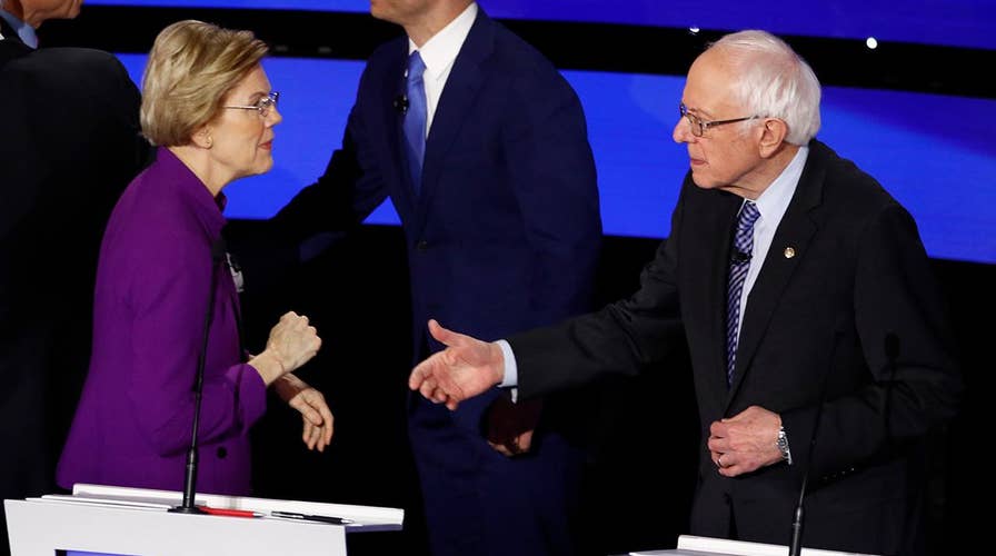 Tense Sanders-Warren exchange caught on hot mic: I think you called me a liar on national TV