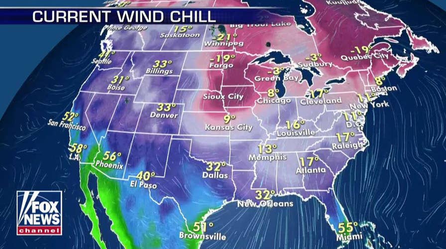 National forecast for Tuesday, January 21