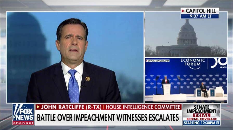 Rep. John Ratcliffe on the difference between Trump, Clinton, and Nixon impeachment processes