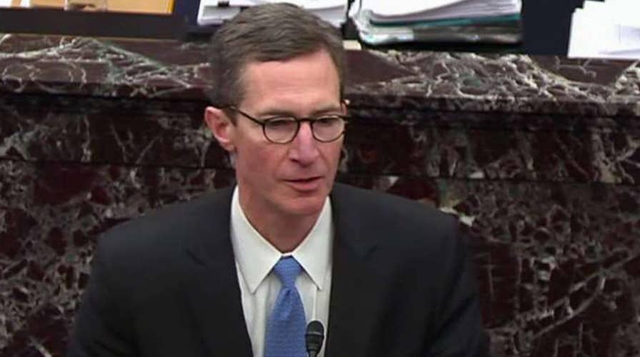 Patrick Philbin says House managers' call for evidence is 'stunning admission' of broken impeachment process