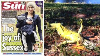 Meghan Markle under fire for how she is holding her son; frozen iguanas prompt weather alert