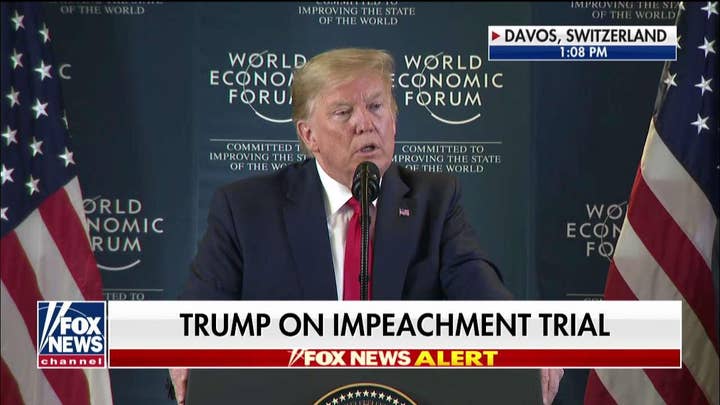 Trump: I'd 'love to' go to impeachment trial, stare right in Dems' 'corrupt faces'