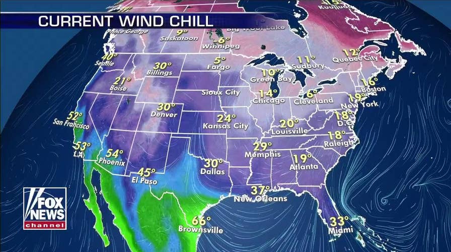 National forecast for Wednesday, January 22