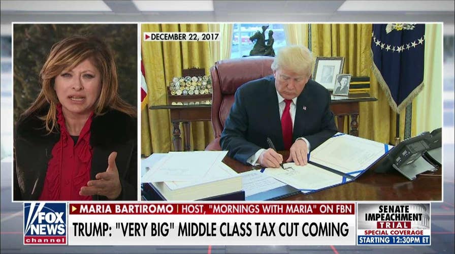 Maria Bartiromo: 'Very big' middle-class tax cut can only come if Trump wins
