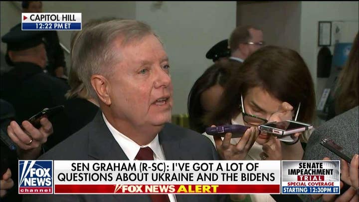 Sen. Graham: Trump told me yesterday the Bidens and Ukraine need to be investigated