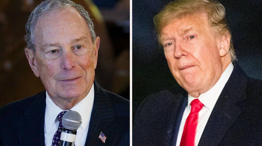 Bloomberg campaign targets Trump's relationship with the military
