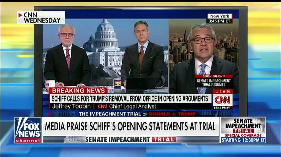 Media heaps praise on Adam Schiff's impeachment argument: 'It was dazzling'