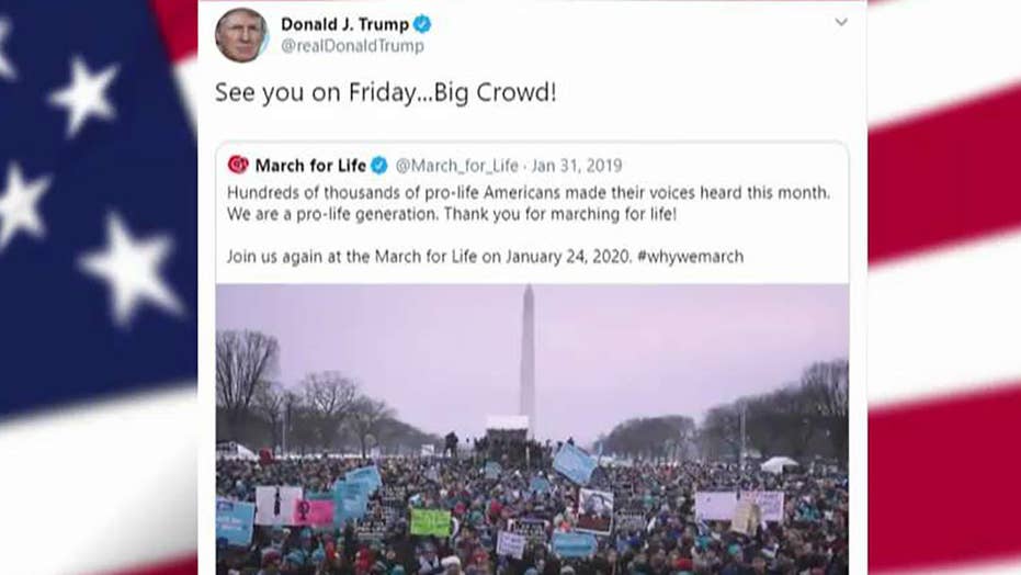 Trump set to make history as first president to attend, speak at March for Life